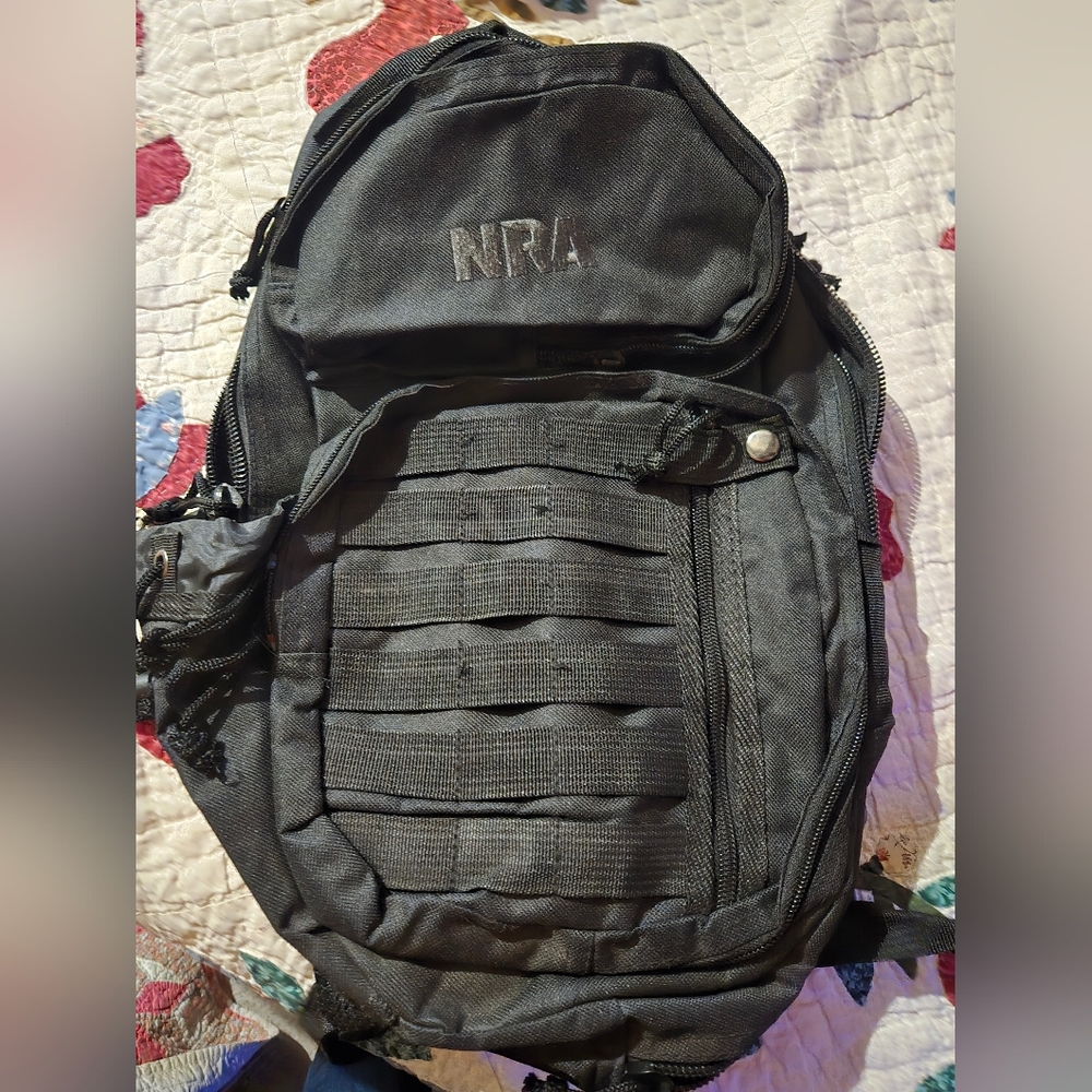 Black Tactical Backpack